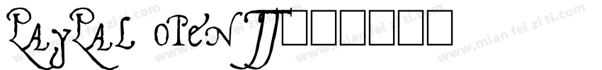 PayPal Open TT字体转换